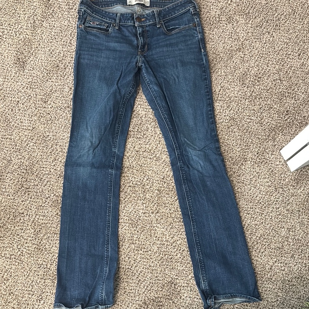 Hollister Blue Straight Leg Jeans Classic Style
